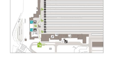Mapa Marseille st charles train station