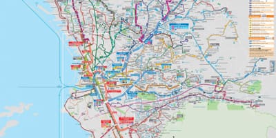 Marseille doprava mapě